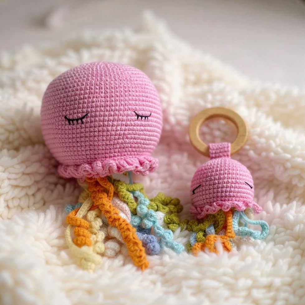 Deniz Anası Uyku&Oyun Arkadaşı-Diş Kaşıyıcı Set