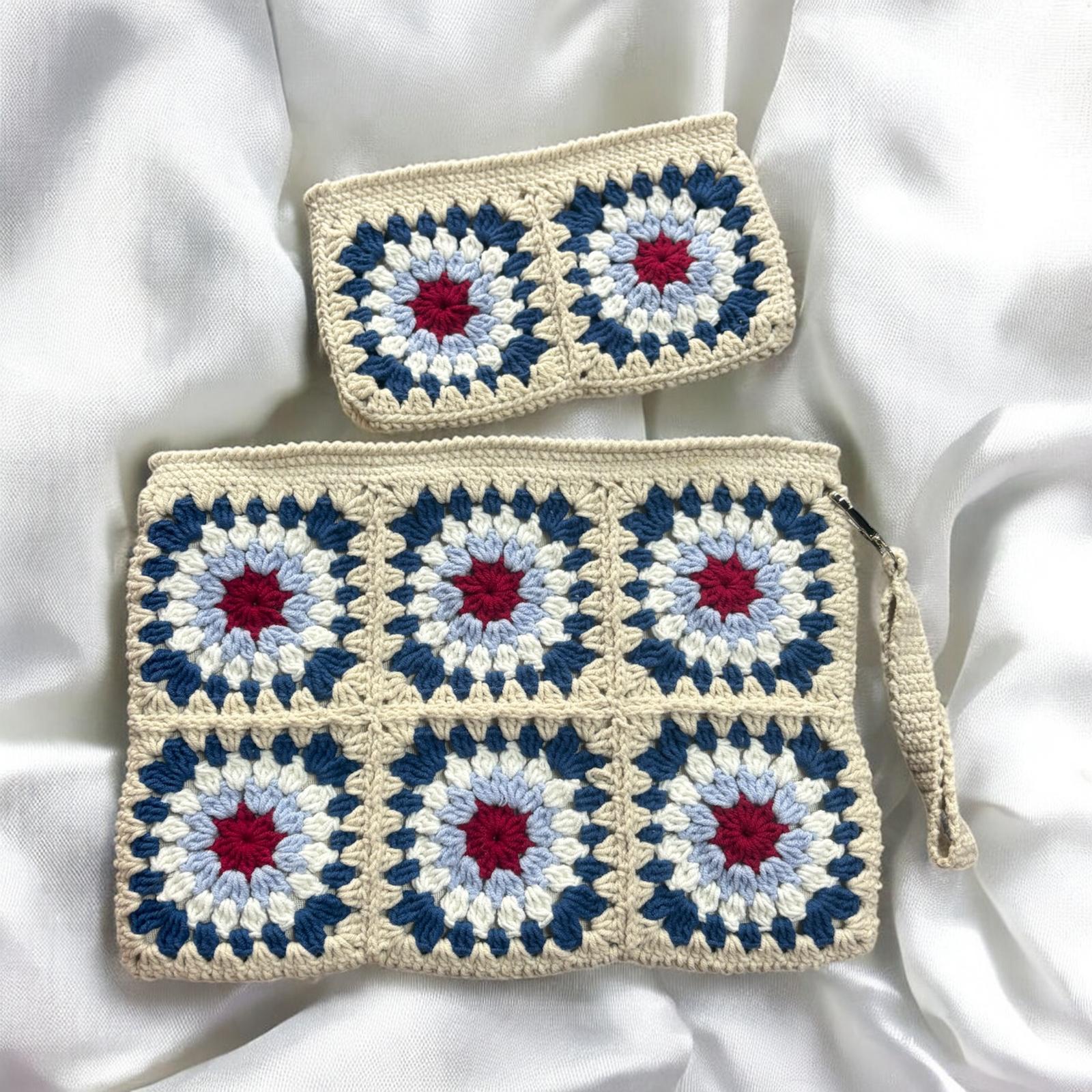 Nazar Boncuğu Motif Çanta Seti