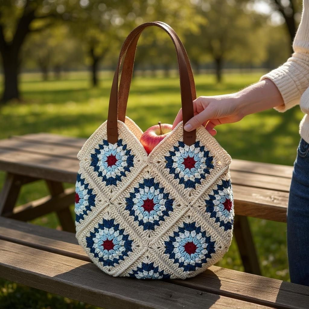 Motifli Omuz Askılı Çanta